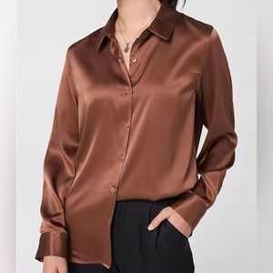 Brown Long Sleeve Shirt-PLT